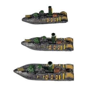 Games Workshop Warhammer Man O' War Dwarf Monitors Painted RARE OOP O